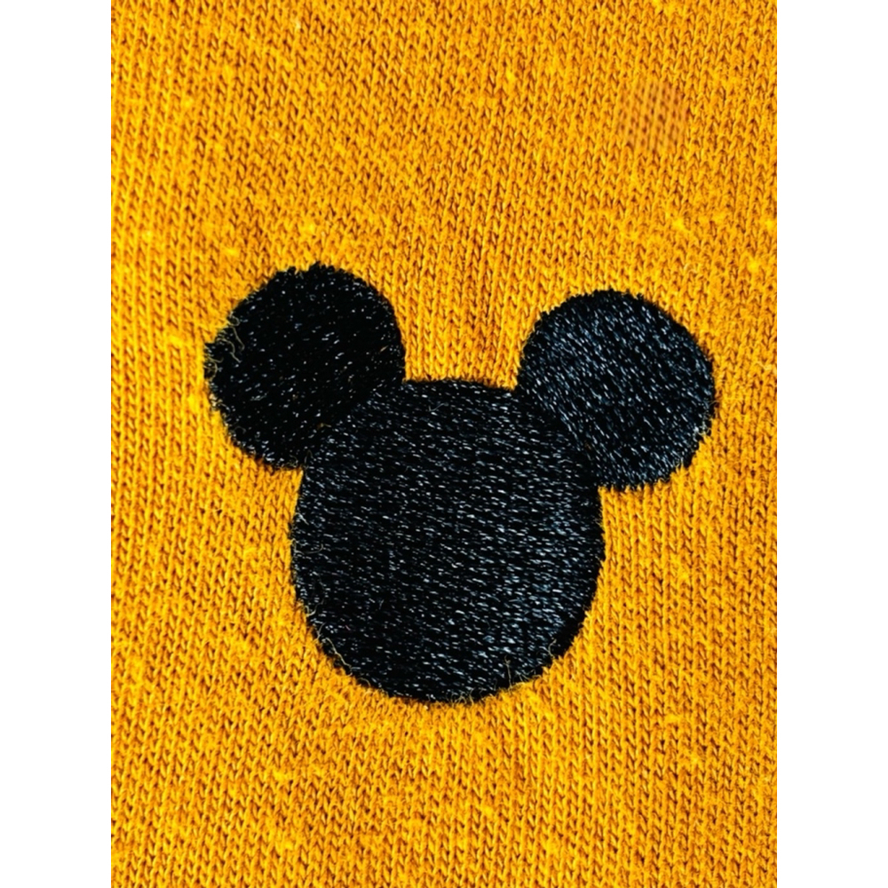 Divided by H&M Women’s XS Disney’s Mickey Mouse Mustard Yellow Sweatshirt • GUC - Picture 7 of 11